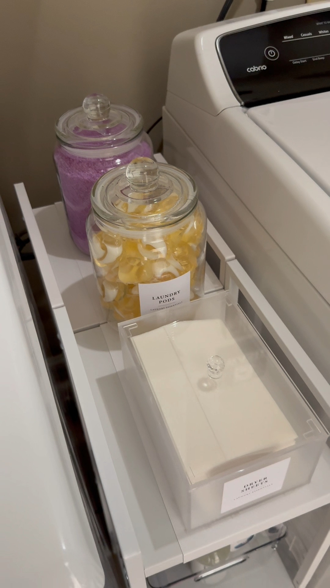 Laundry Room Update! 

Laundry room organization, laundry room storage, laundry room shelf, expandable shelf, adjustable shelf, Amazon shelf, laundry room containers, aesthetic laundry room, home organization  

#LTKFamily #LTKFindsUnder50 #LTKHome