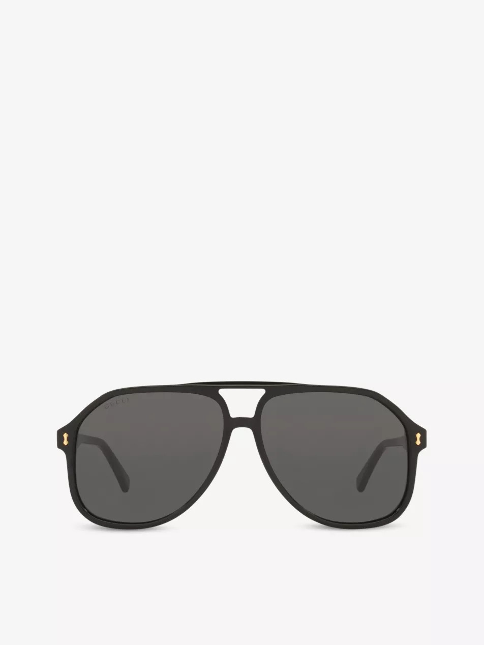 GG1042S acetate aviator sunglasses | Selfridges
