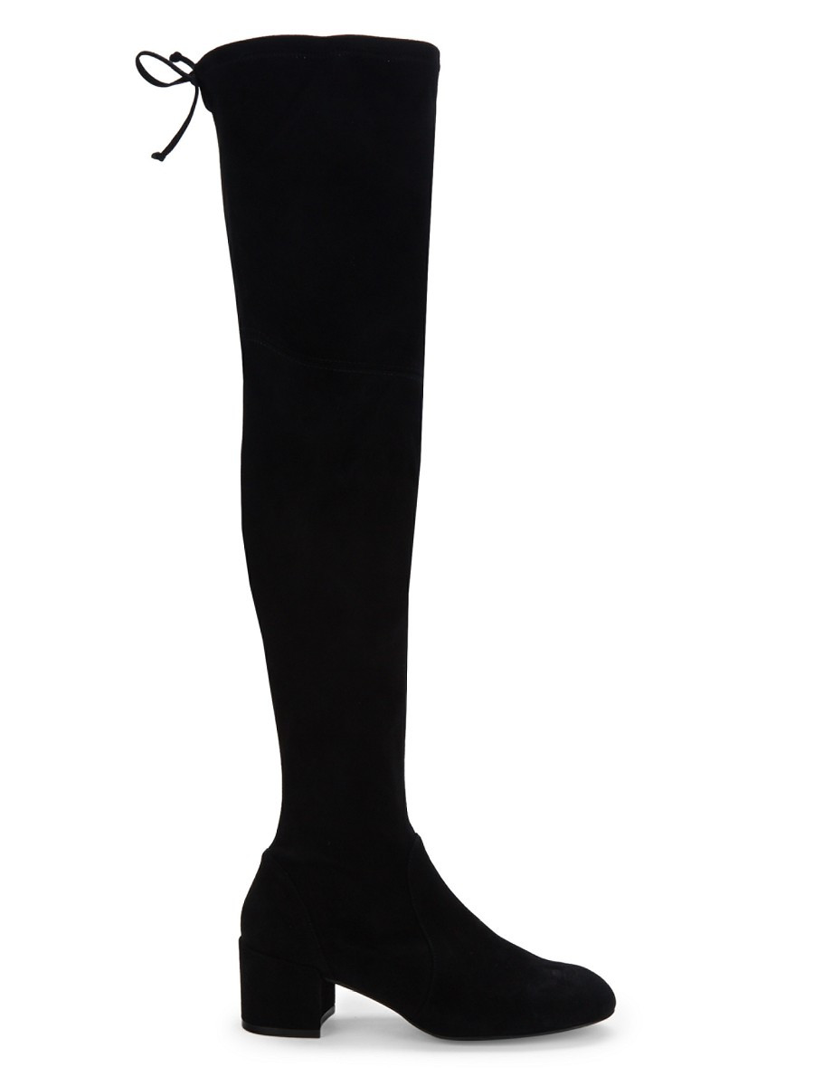 Stuart Weitzman Women's Odene Suede Knee-High Boots - Black - Size 5 | Saks Fifth Avenue OFF 5TH