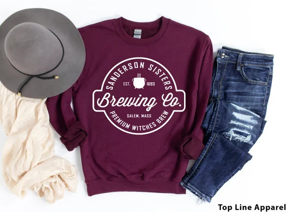 Read the full title
    Sanderson Sister Brewing Co Sweatshirt, Sanderson Sisters Sweatshirt, San... | Etsy (US)