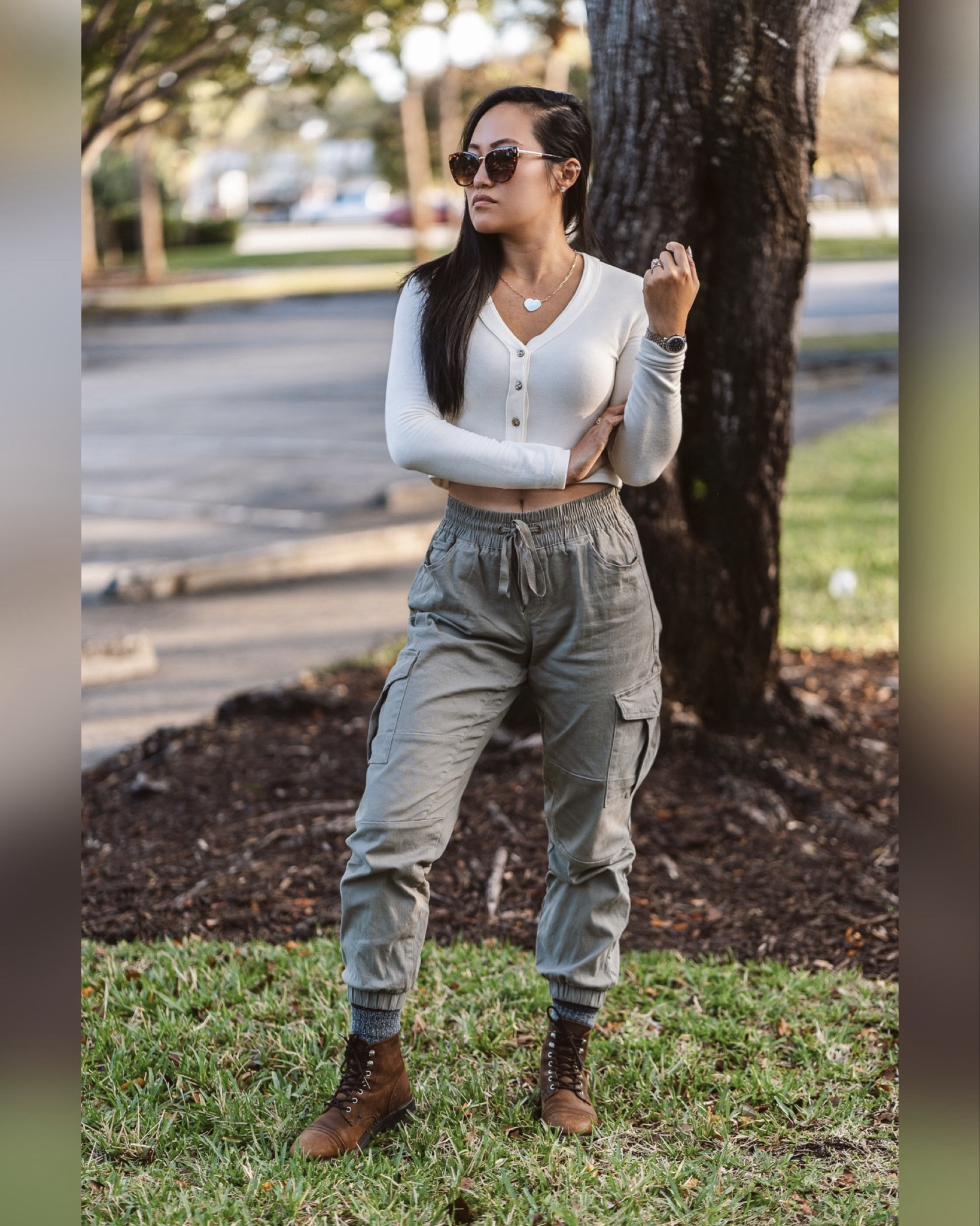 My Utility Outfit of the Day

If you're looking for a versatile boot that actually lasts, these Thursday Boots are it. The rich leather adds such a premium feel to a casual cargo look! I’ve paired them with my go-to Rewash joggers for that utility vibe.

On top, I’m wearing a cropped button-down from Bleusalt. Their fabric is legendary for a reason, it feels like a second skin! Finished the look with my Island Sun Club sunglasses for a touch of glam.

Boots: Wearing the Captains. They break in beautifully!
Pants: High waisted with a functional drawstring.
Top: Ultra-breathable and perfect for layering.
Sunnies: Durable frames with a classic silhouette.

#LTKootd #LTKBeauty #LTKWorkwear