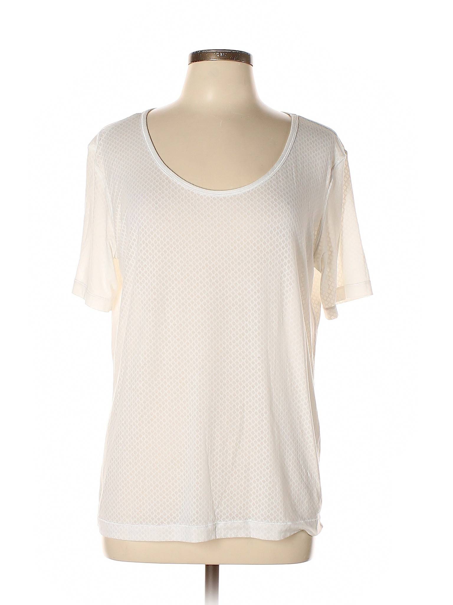 Lululemon Athletica Active T Shirt Size 10: White Women's Activewear - 45596016 | thredUP