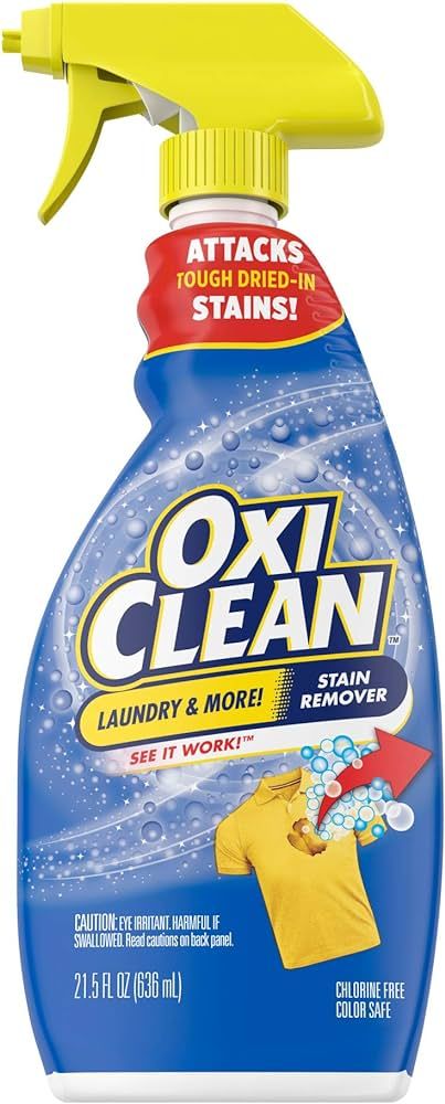 OxiClean Laundry Stain Remover Spray, Laundry Spot Stain Remover for Clothes, 21.5 Fl Oz | Amazon (US)
