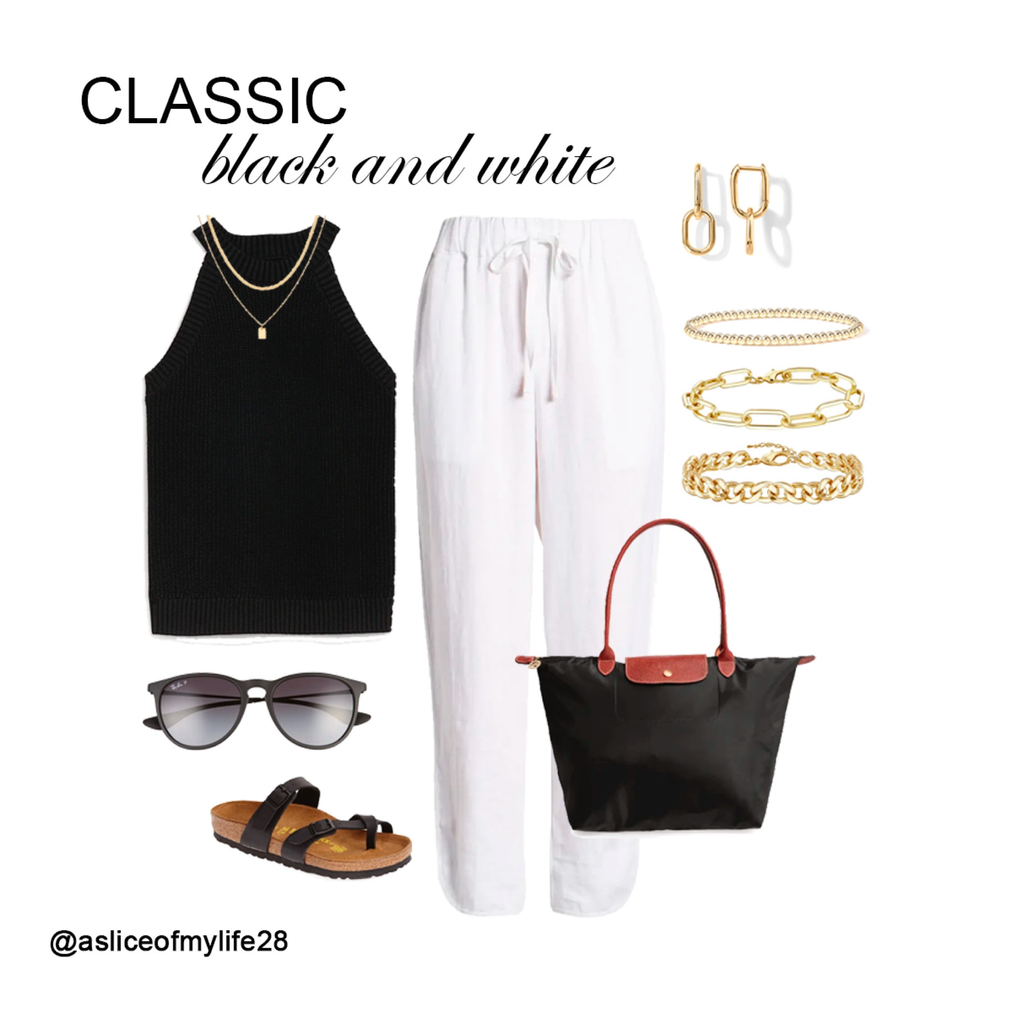 Easy black and white. Never goes out of style  