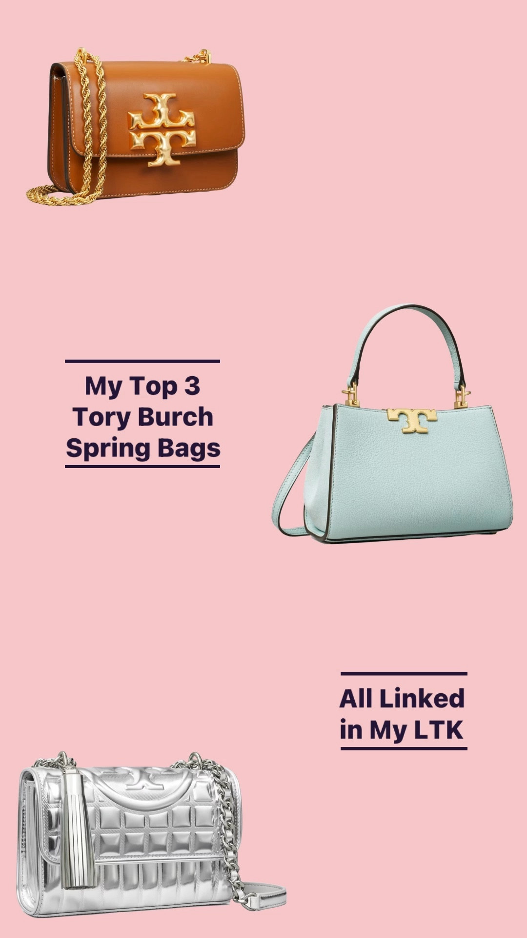 TORY BURCH SPRING BAGS 😍🩷 Where are my Tory Burch fans?! These bags are too perfect for spring outfits. 

#springbags #newarrivals #springfashion #springhandbags #toryburch #toryburchbag 

#LTKSpringSale #LTKstyletip #LTKitbag