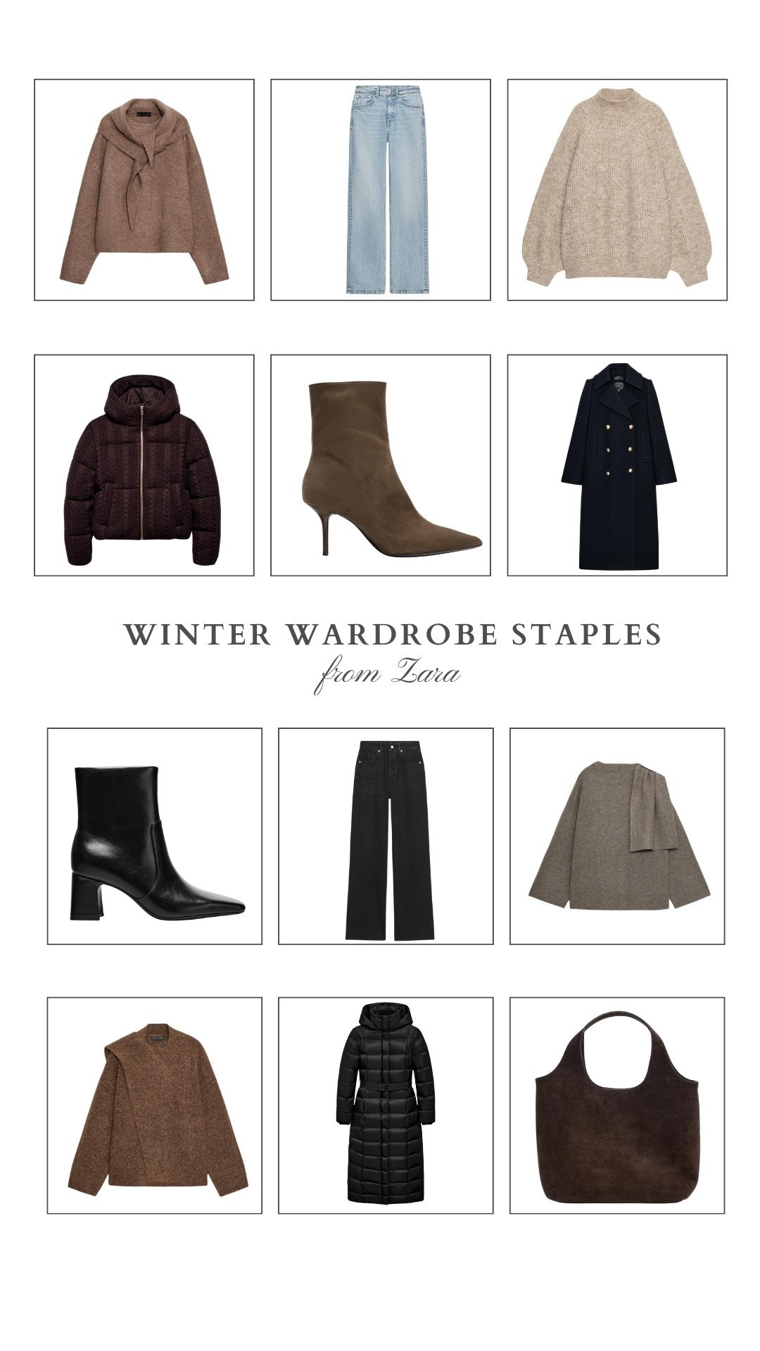 Winter wardrobe staples from zara!

#LTKuk #LTKwinter #LTKeurope