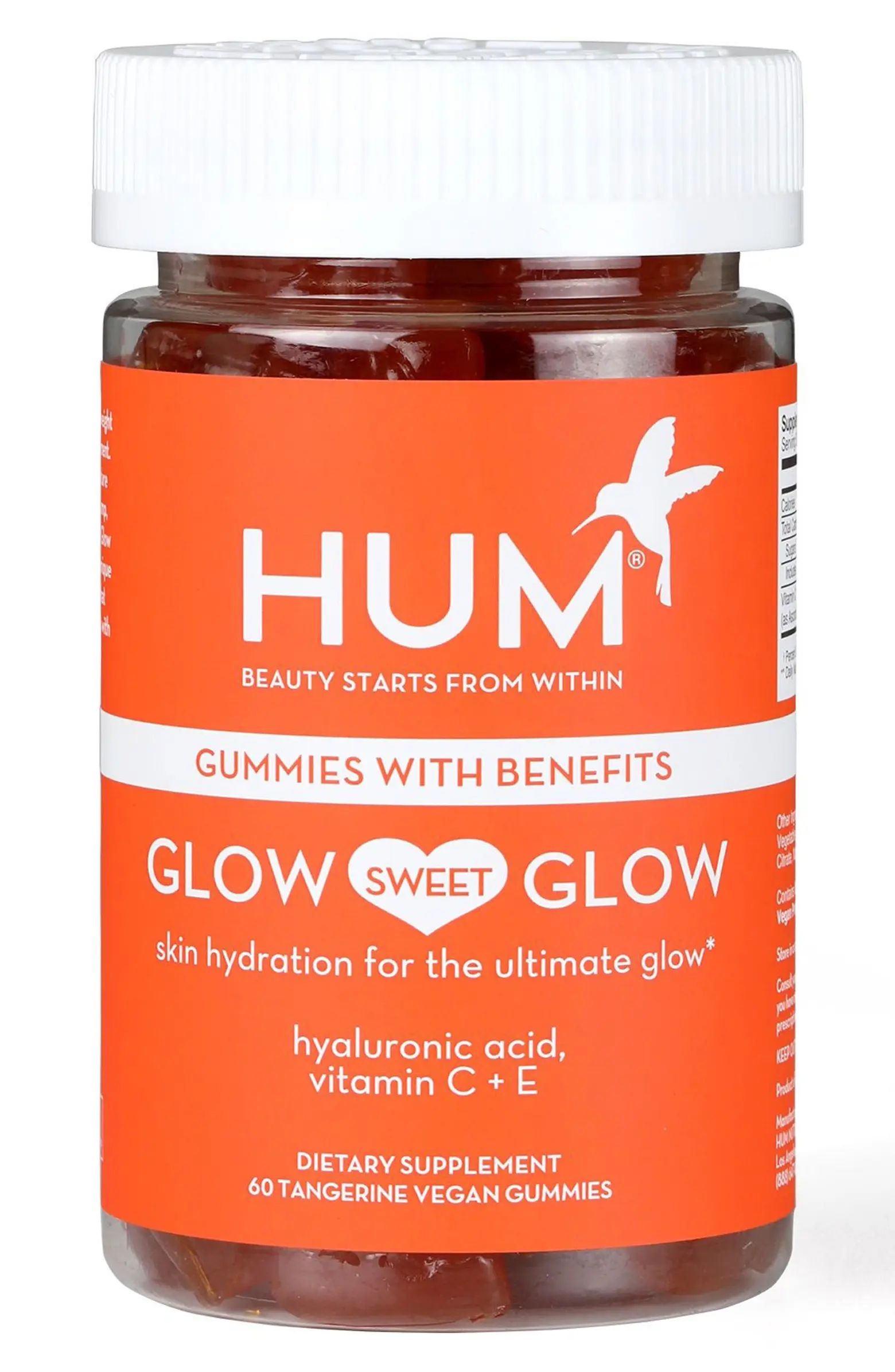 Glow Sweet Glow Vegan Gummies Skin Hydration Dietary Supplement | Nordstrom