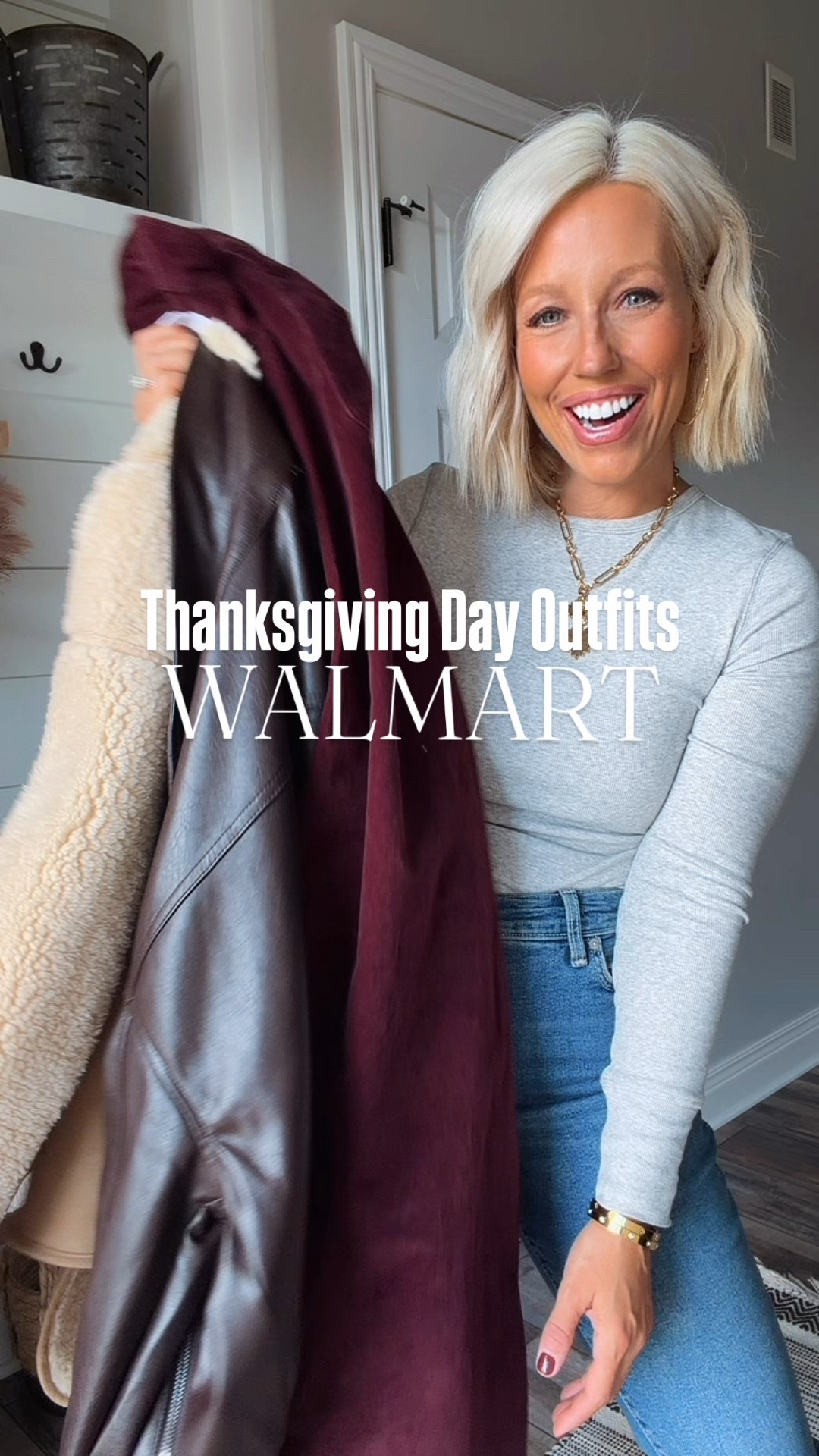 Thanksgiving day outfit inspo from Walmart!!! I love these new pieces for all winter long too!!!
⬇️⬇️⬇️
Wearing size small everything!
Pants are all size 4!

#LTKSeasonal #LTKFindsUnder50 #LTKStyleTip