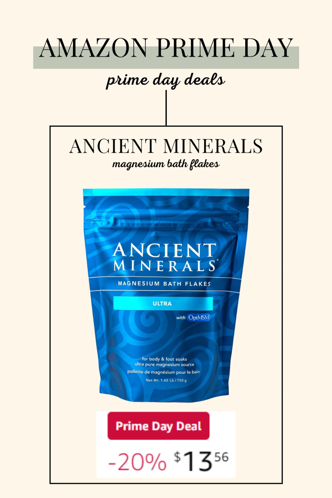 ancient minerals magnesium bath flakes

#LTKHome #LTKSaleAlert #LTKFindsUnder50