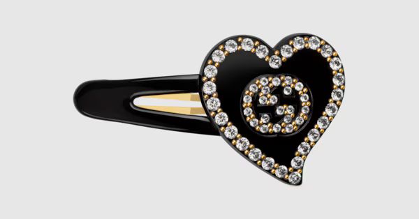Interlocking G heart hair clip | Gucci (US)