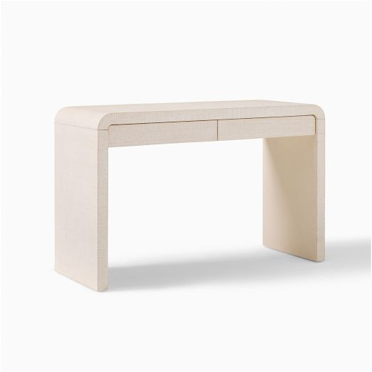 Solstice Painted Raffia Desk (48") | West Elm (US)