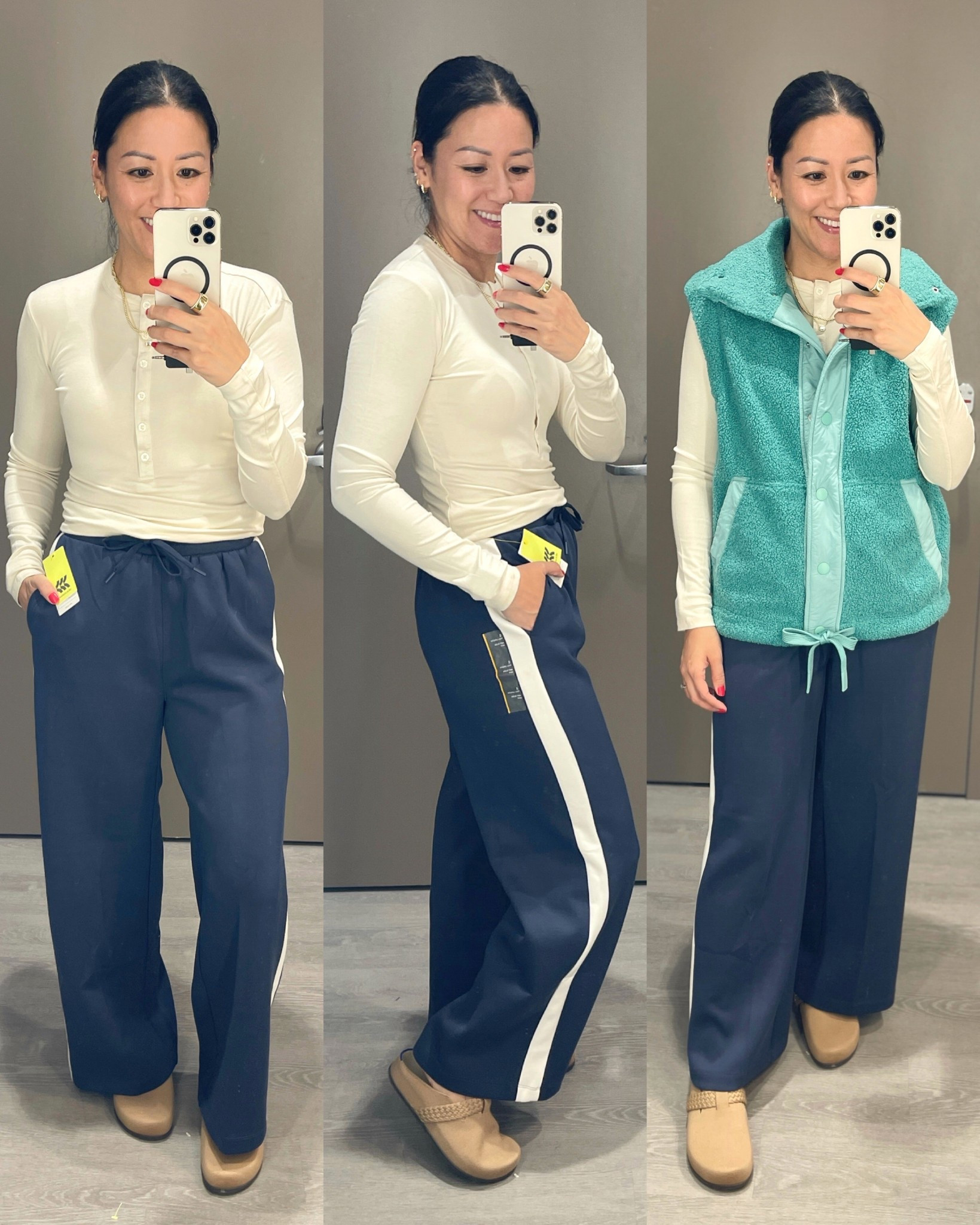 Size small Henley
Size XXS vest
Size small pants

Athleisure
Target activewear
Target style
