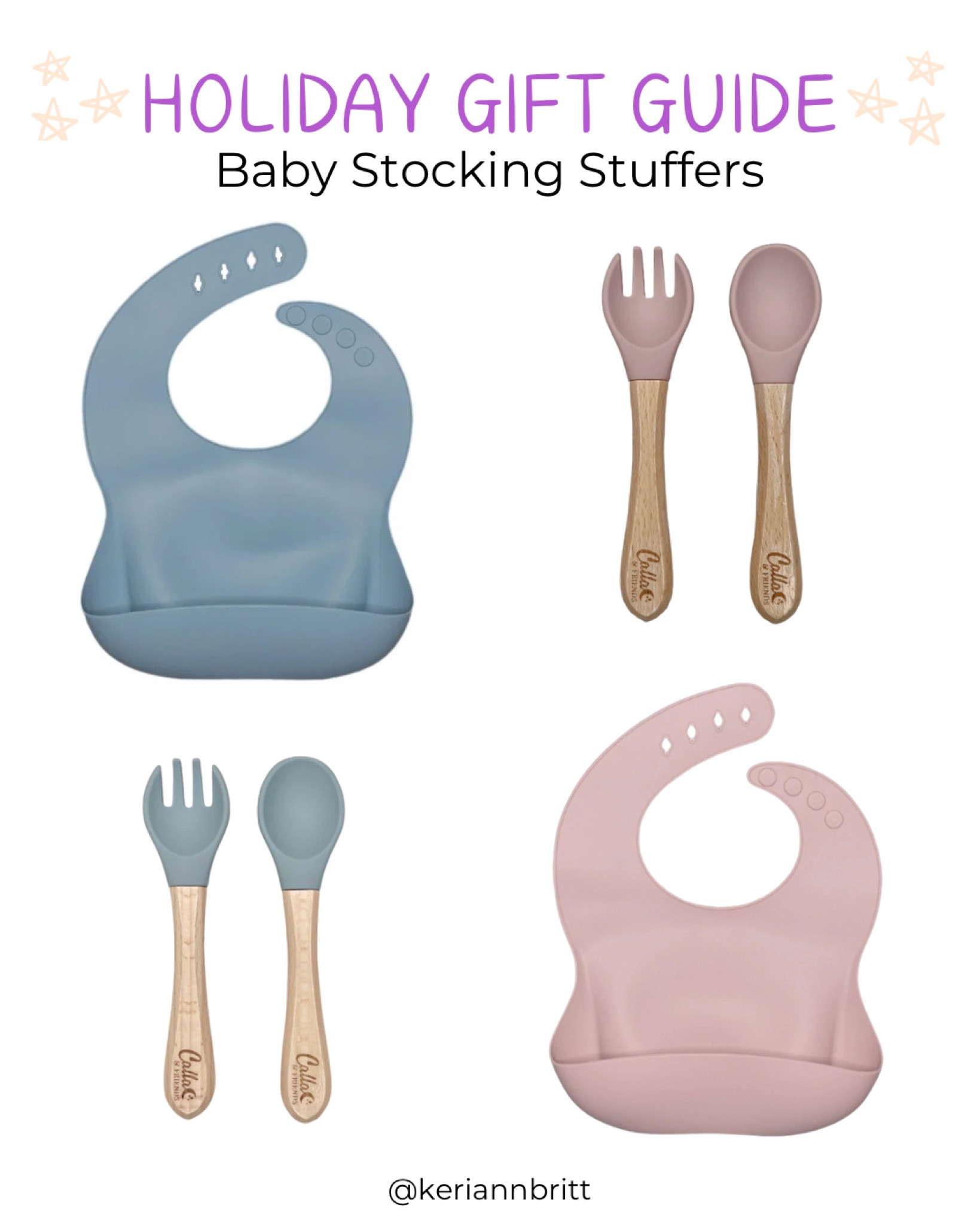 Baby Stocking Stuffer Ideas - Calla & Friends

#ad #callaandfriends / gift guide / holiday gift guide / baby gift / baby registry / kids Christmas gift idea / baby meal time / baby bib / silicone bib 

#LTKGiftGuide #LTKBaby