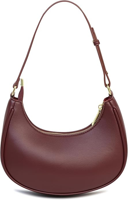 Barabum Retro Classic Hobo Clutch Shoulder Tote Clutch HandBag with Zipper Closure for Women | Amazon (US)