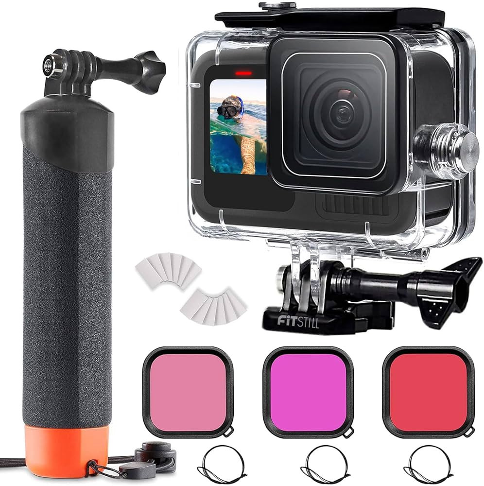 FitStill 60M/196FT Underwater Waterproof Protective Case for Go Pro Hero 13 Hero 12 Hero 11 Hero ... | Amazon (US)