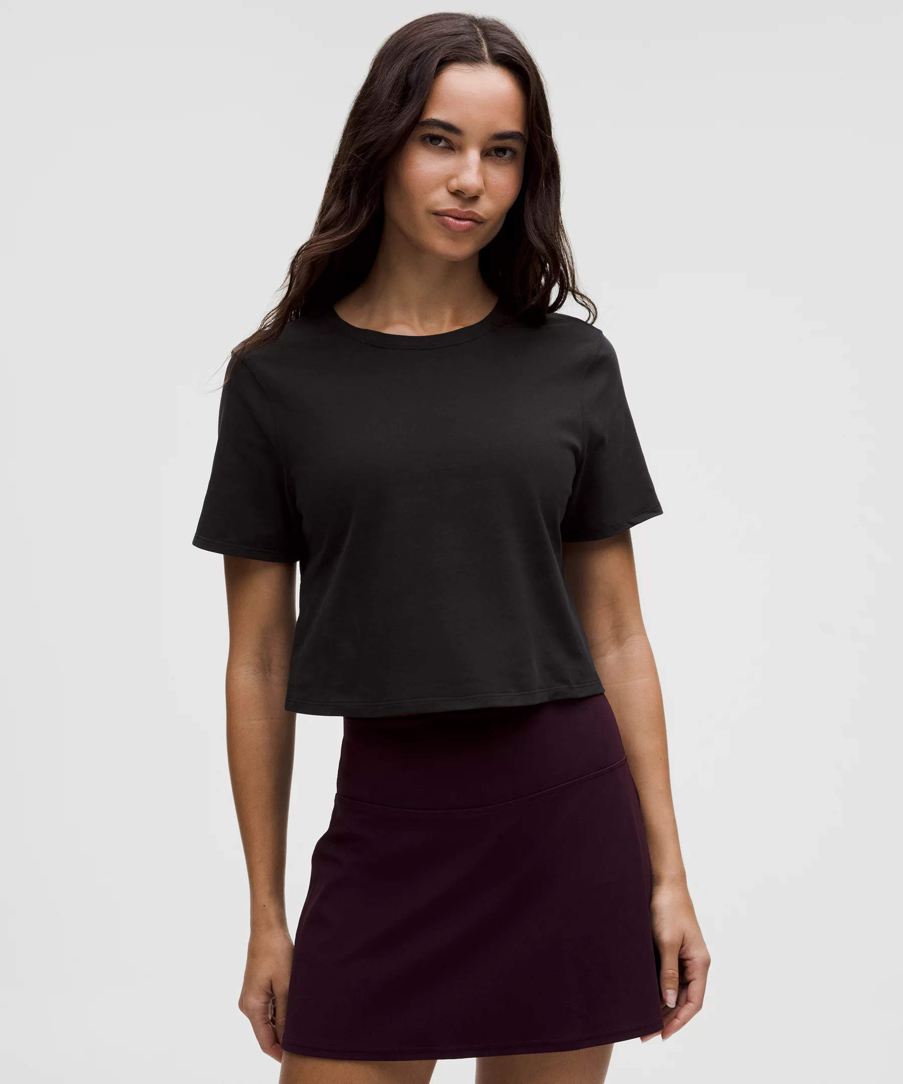 Tie-Hem Heavyweight Cotton T-Shirt | Lululemon (US)