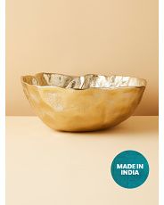 14in Metal Decorative Bowl | HomeGoods