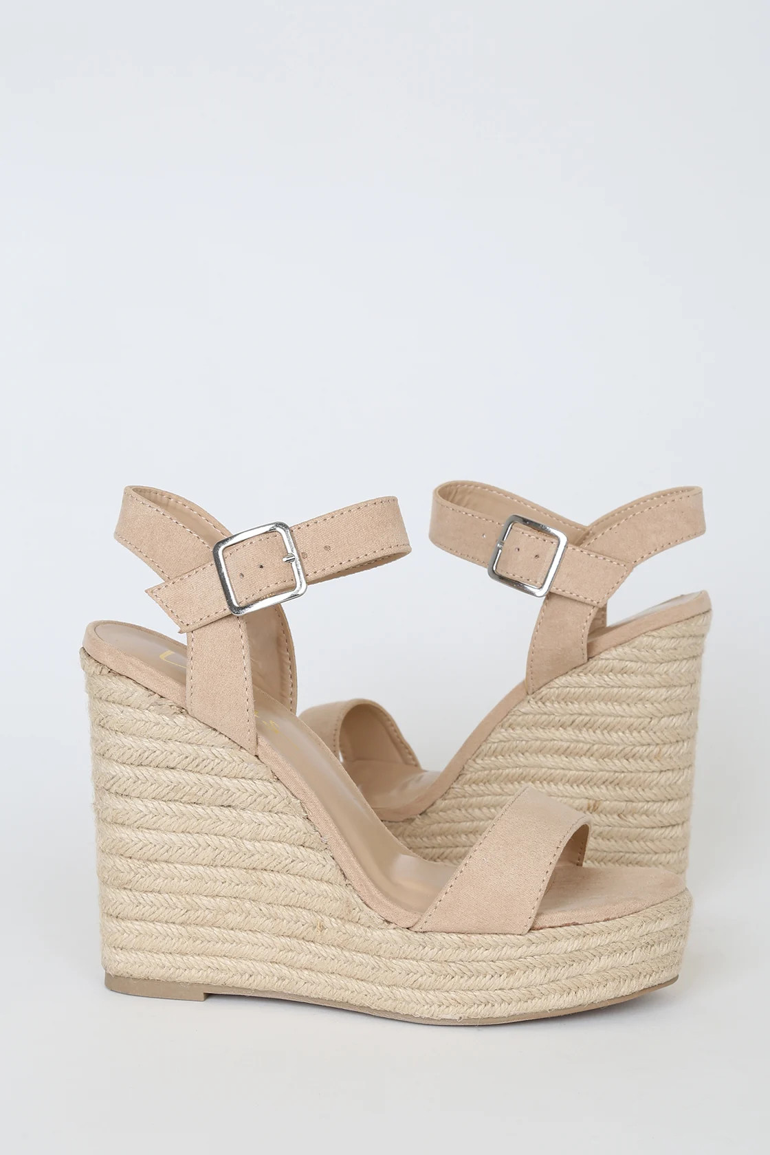Beachy Dreams Natural Suede Espadrille Wedges | Lulus (US)