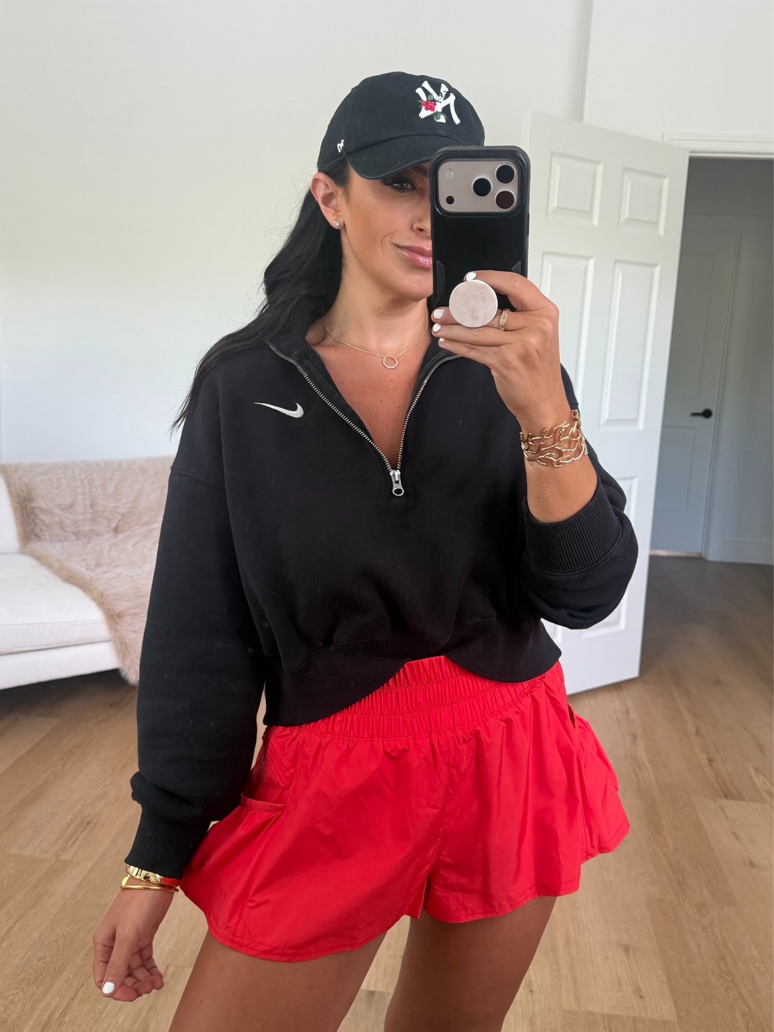 Get Your Flirt On Shorts wearing size small