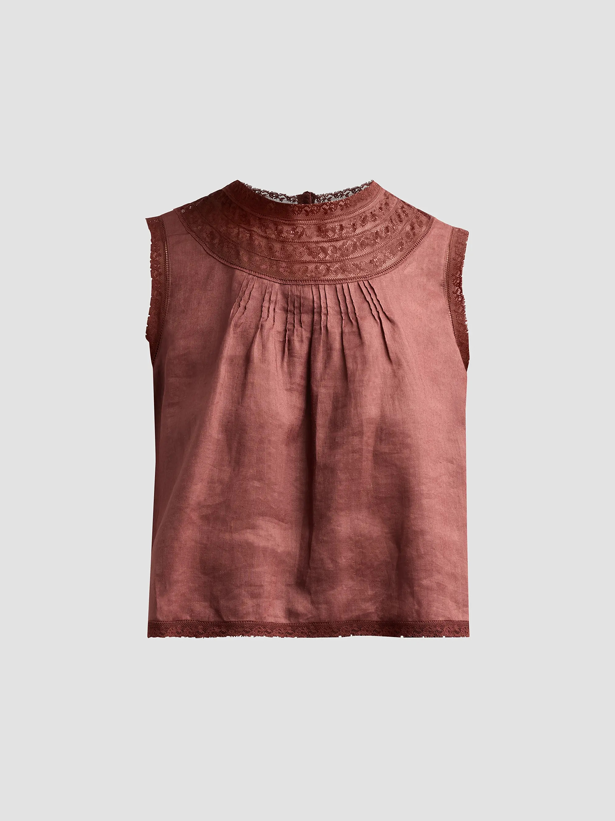 Liletta Lace-Trim Top | Saks Fifth Avenue