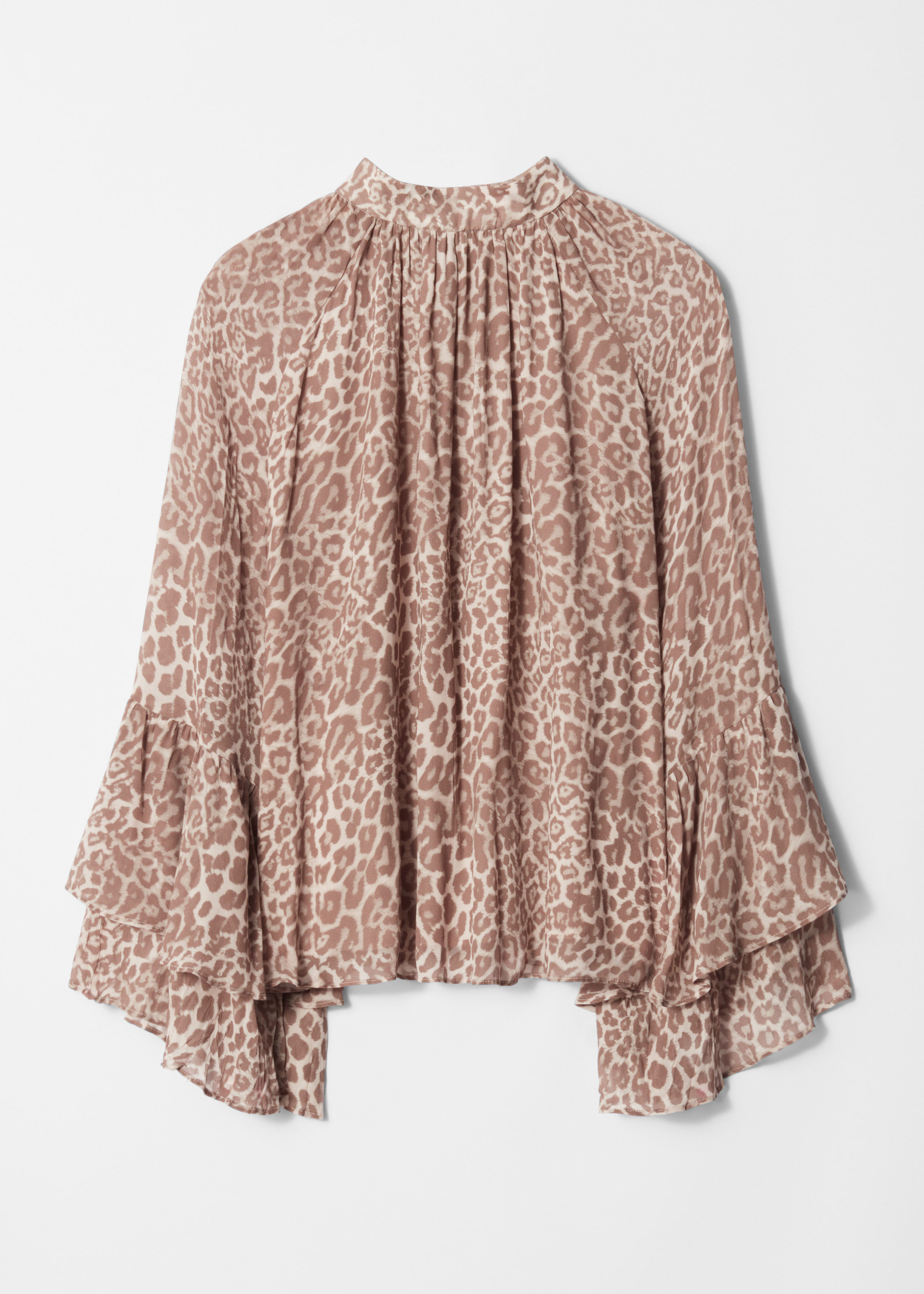 Flounced Stand-Collar Blouse | & Other Stories UK