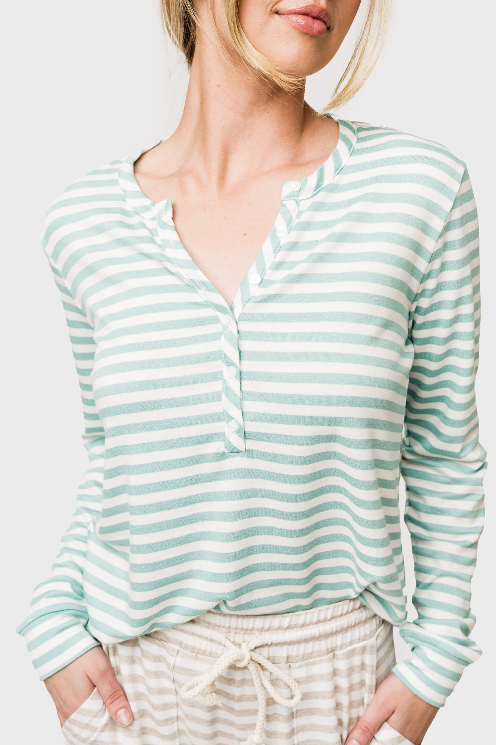 Serene Mornings Henley Top | Gibson