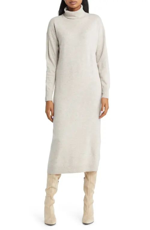 Long Sleeve Wool & Cashmere Sweater Dress | Nordstrom