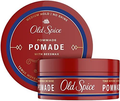 Old Spice Hair Styling Pomade for Men, Medium Hold No Shine 2.22 Fl Oz Each, Twin Pack | Amazon (US)