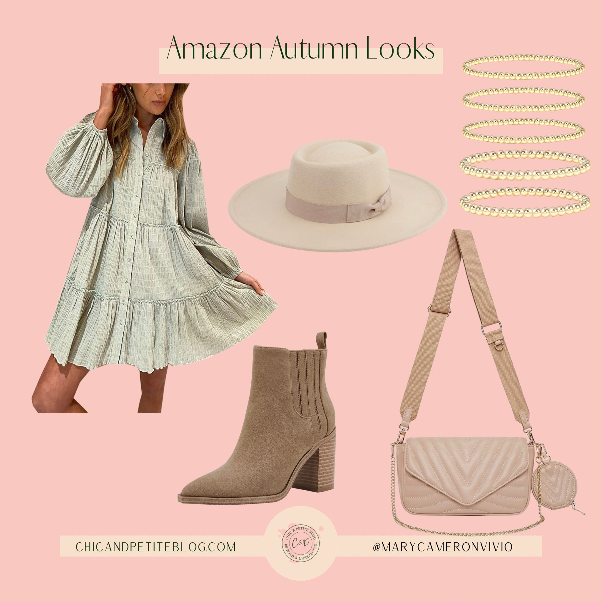 Amazon Autumn Look, Fall Fashion, Suede Booties, Fall Dresses, Wide Brim Hats

#LTKunder50 #LTKSeasonal #LTKunder100