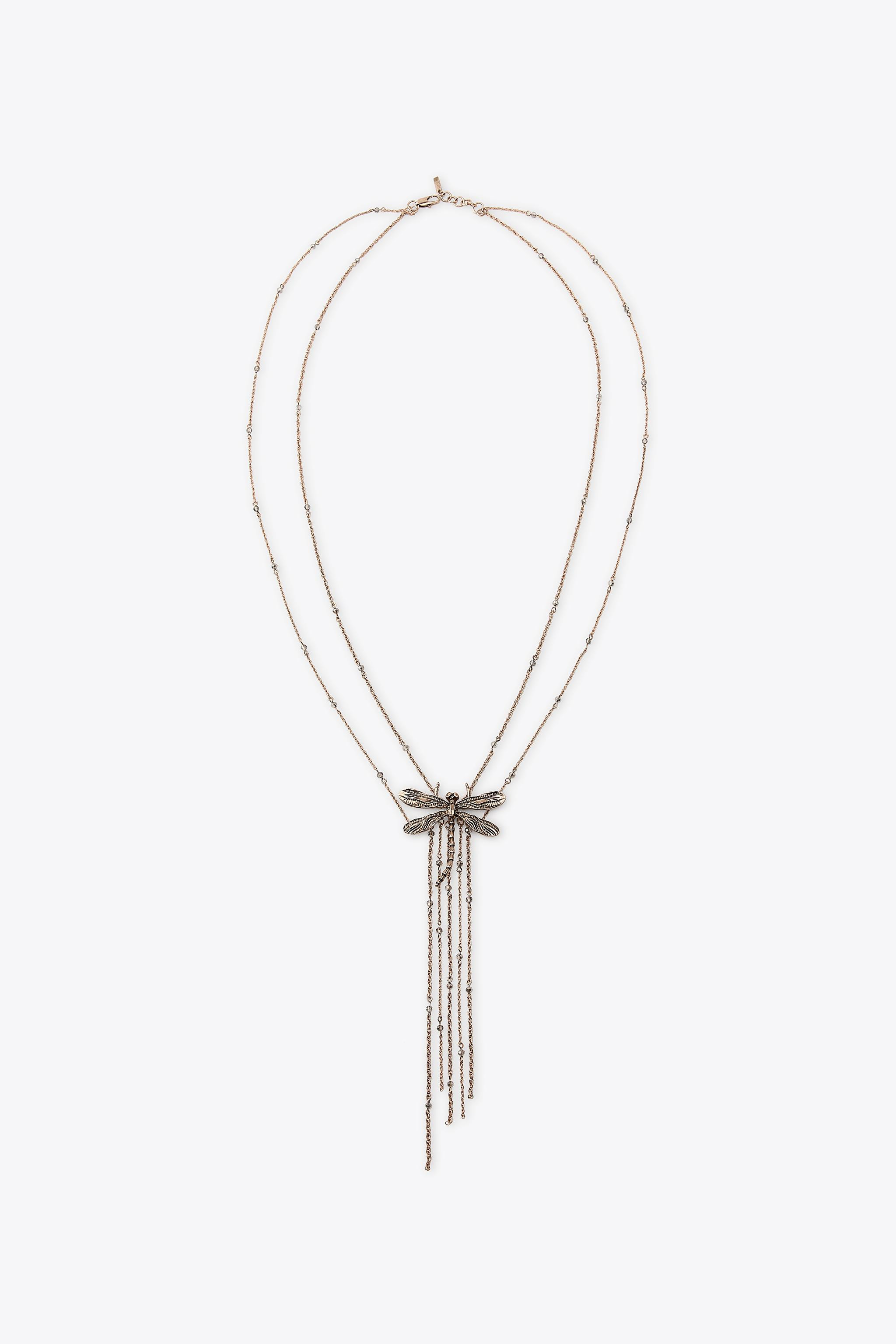 DRAGONFLY DOUBLE NECKLACE | Zara US