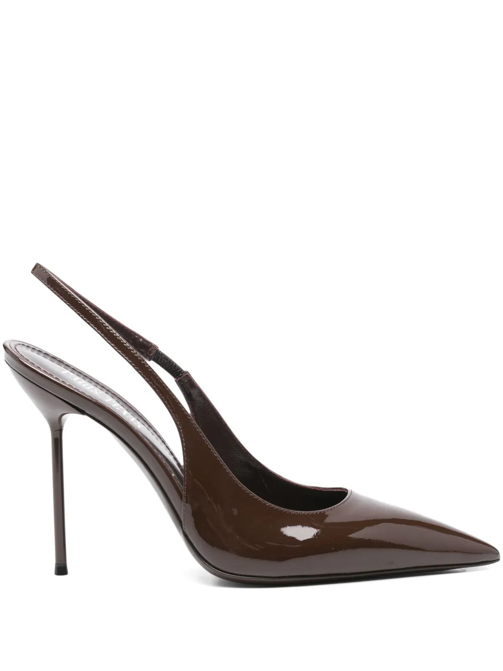 Paris Texas 100mm Lidia Slingback Pumps | Brown | FARFETCH UK | Farfetch Global