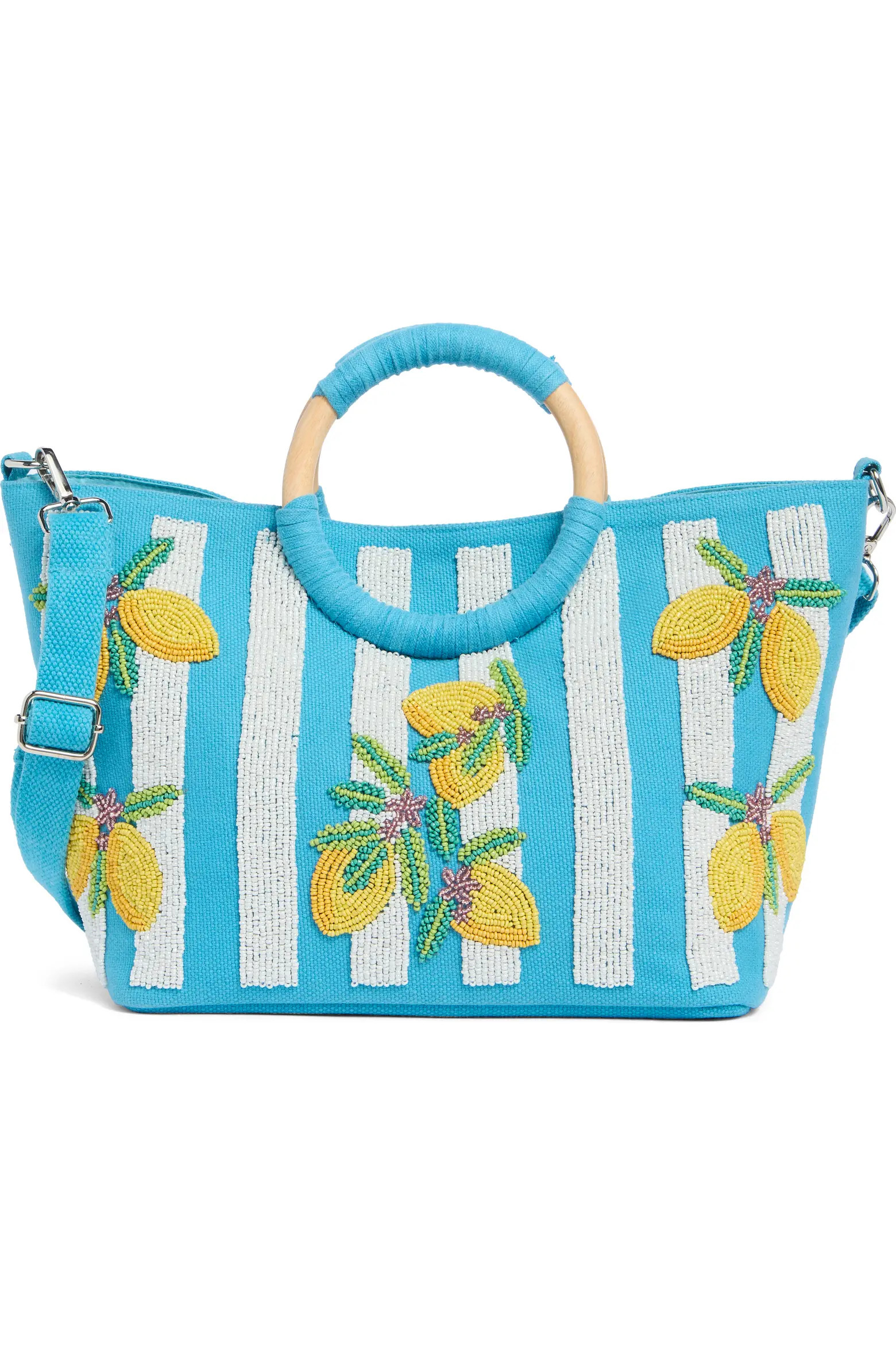 Beaded Canvas Tote Bag (Women) | Nordstromrack | Nordstrom Rack