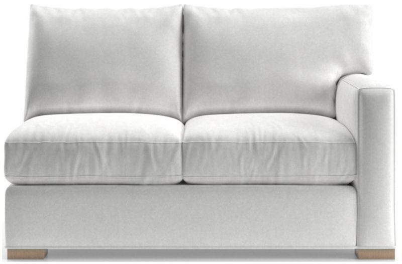 Axis Right Arm Loveseat + Reviews | Crate & Barrel | Crate & Barrel