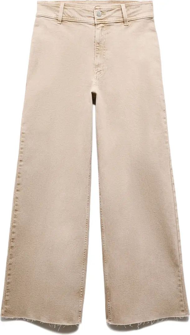 High Waist Wide Leg Culotte Jeans | Nordstrom
