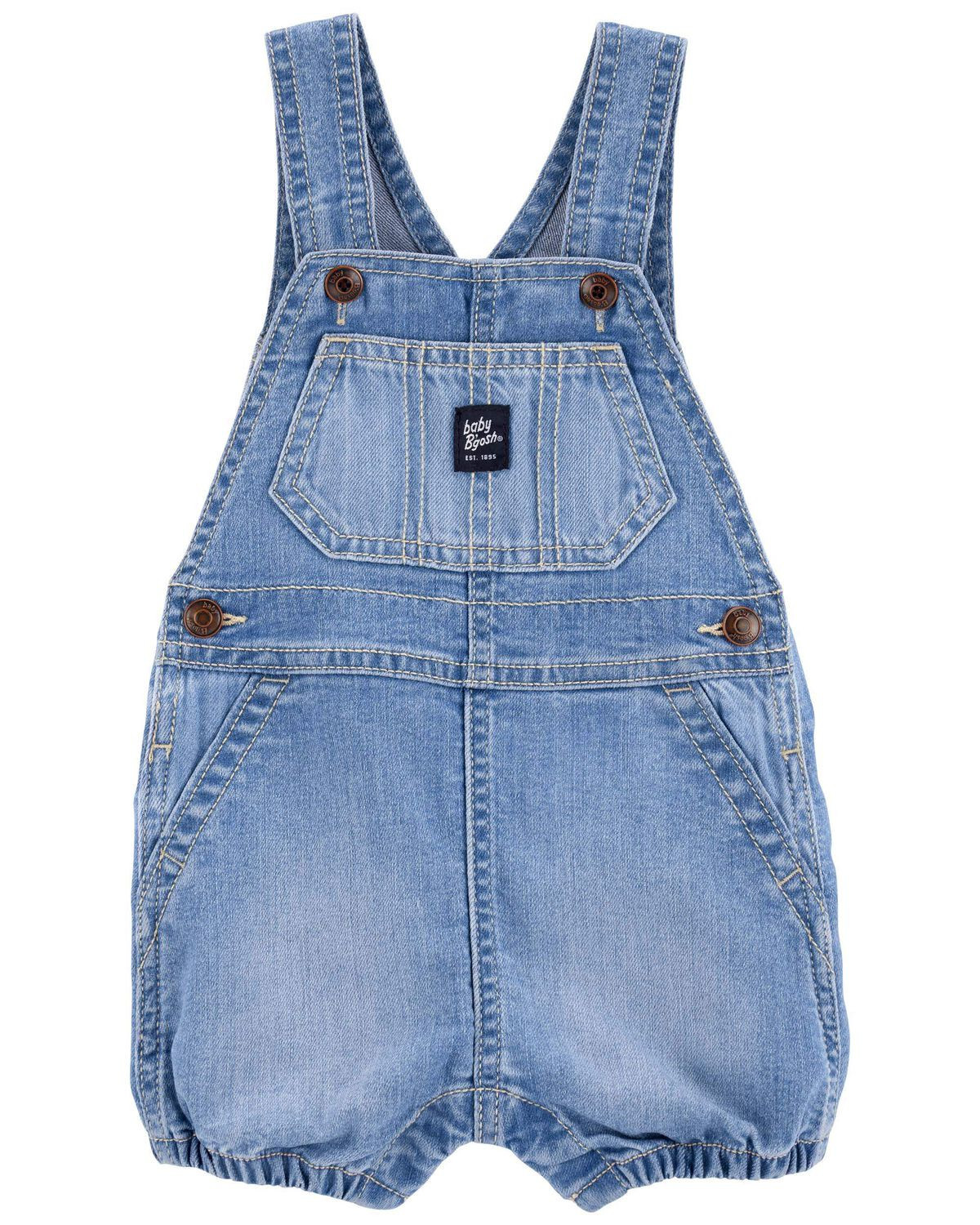 Blue Baby Denim Overalls Bubble | carters.com | Carter's