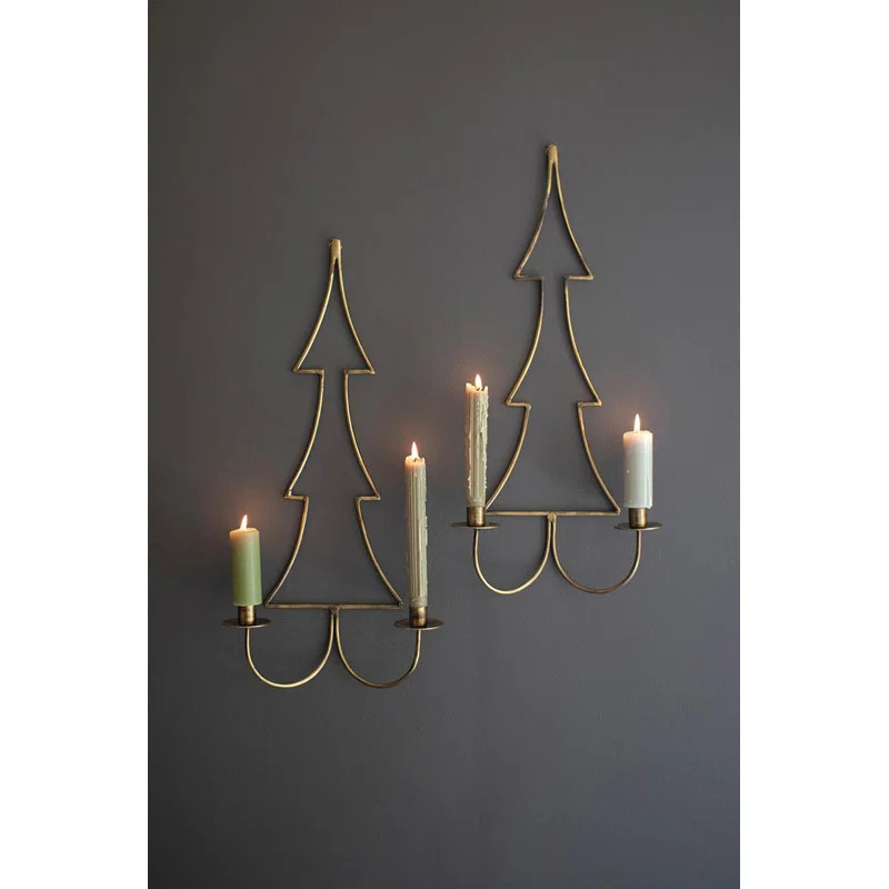The Holiday Aisle® 23.5'' H Metal Wall Wall Sconce | Wayfair | Wayfair North America