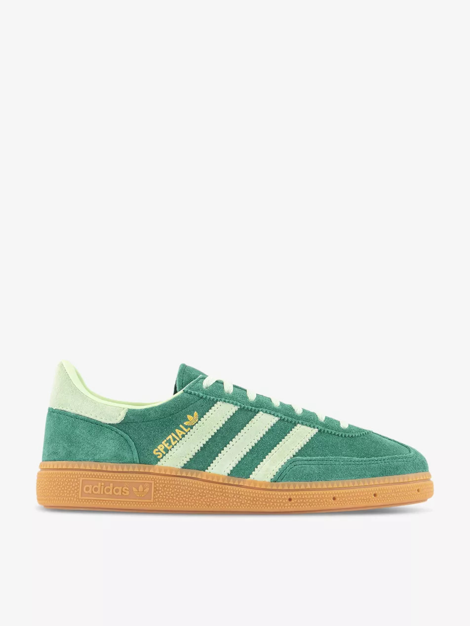 Handball Spezial 3-Stripes suede low-top trainers | Selfridges