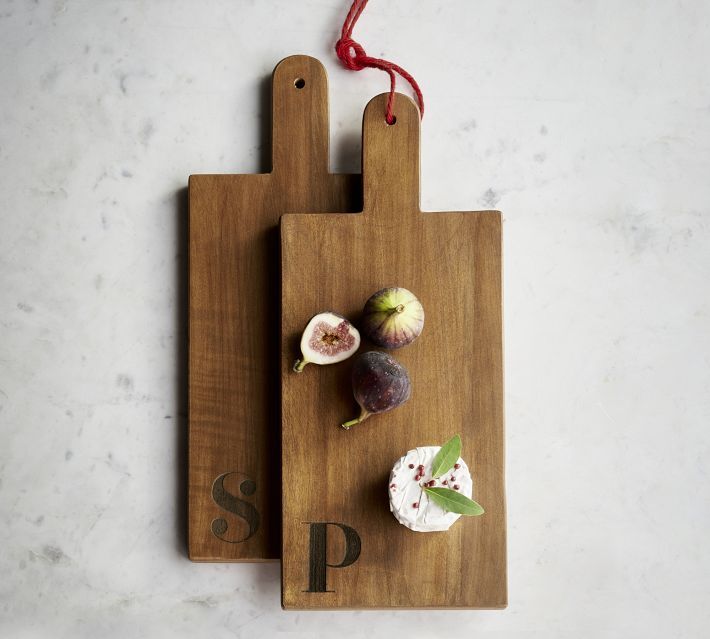 Alphabet Mango Wood Cheese & Charcuterie Board | Pottery Barn | Pottery Barn (US)