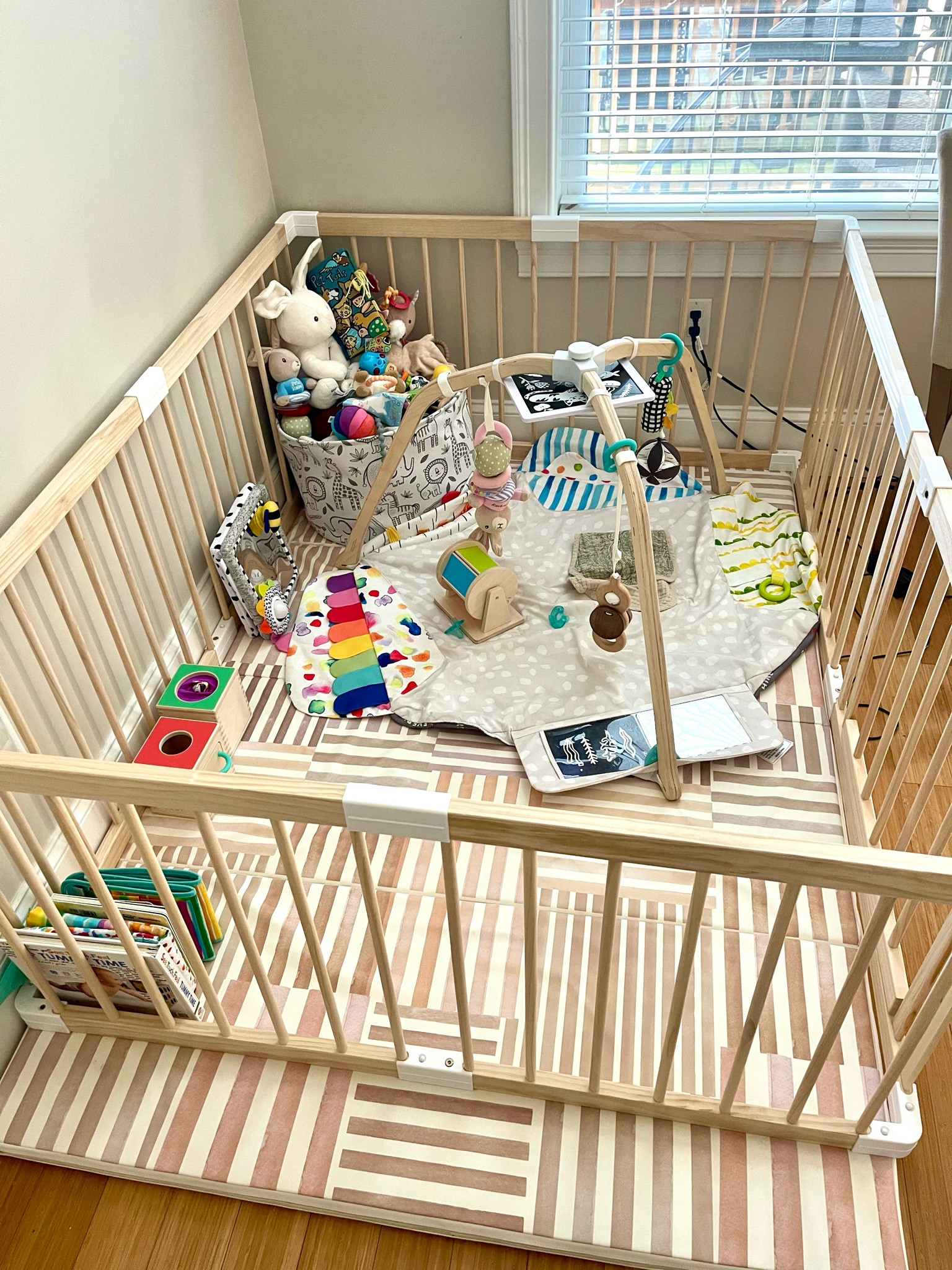 Perfect solution for containing our 6mo twins and keeping them safe! I like to call it baby jail 😂

#LTKbaby #LTKhome #LTKfamily