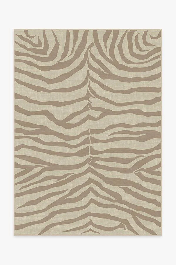 Zebra Natural Rug | Ruggable