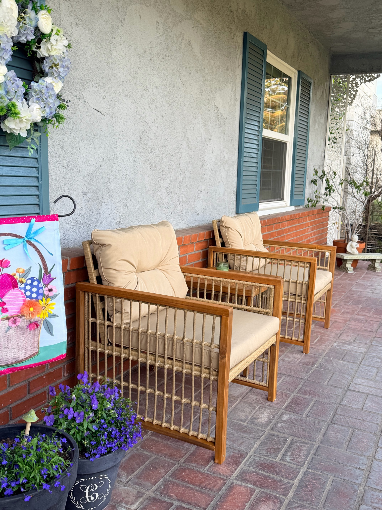 A simple front porch upgrade that made such a big difference 🤎
Linked this chair + table set for you, perfect for creating a cozy outdoor space.

#LTKHome
#LTKFinds
#LTKStyleTip
#LTKFamily
#LTKOutdoor
#LTKSeasonal
#HomeRefresh
#FrontPorchRefresh
#PorchDecor
#OutdoorLiving
#OutdoorFurniture
#PatioFurniture
#CozyHome
#HomeDecorFinds
#Costway