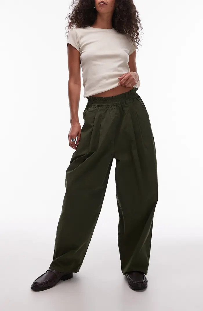 Topshop Pleated Balloon Jogger Pants | Nordstrom | Nordstrom