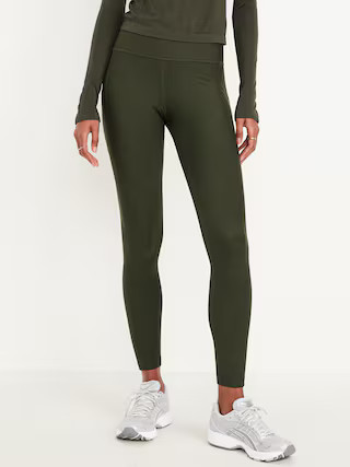 High-Waisted PowerSoft 7/8 Pocket Leggings | Old Navy (US)