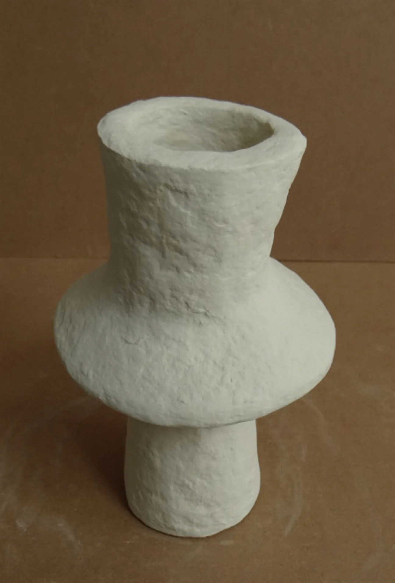 Sheridan Paper Mache Vase - Off-White | THELIFESTYLEDCO