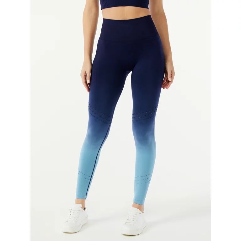 Sofia Active by Sofia Vergara Women's High Waisted Seamless Contour Leggings | Walmart (US)