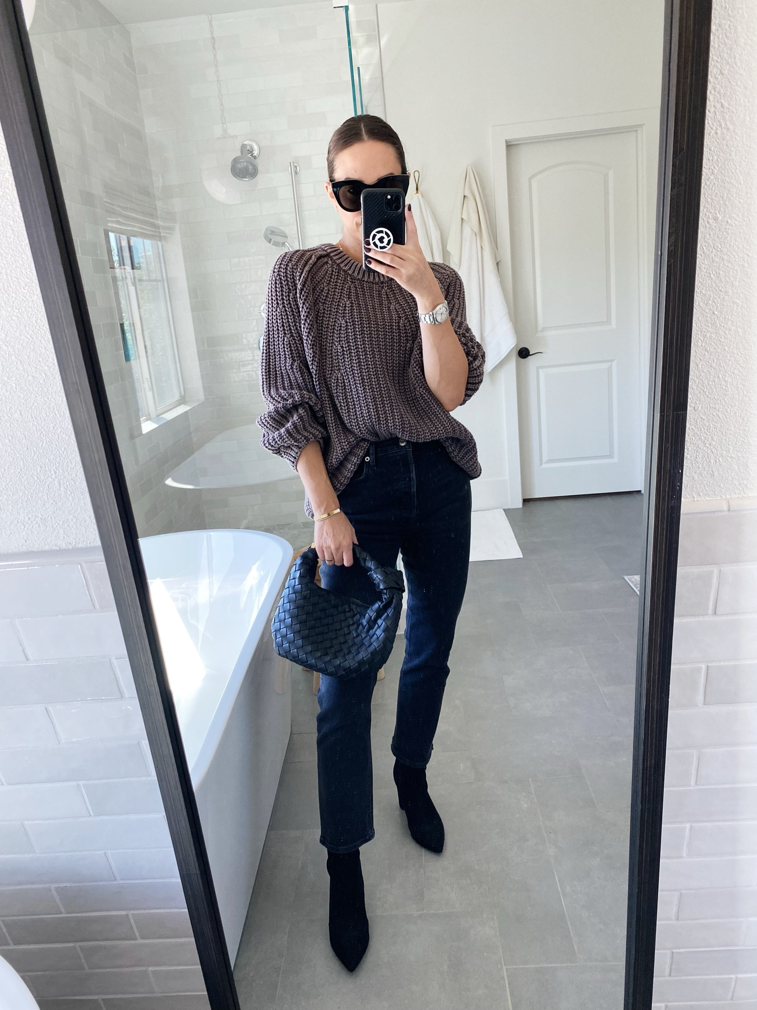 Agolde Riley jeans on the Shopbop sale with the code STYLE! These run tts and have a little bit of stretch which is nice  

#LTKStyleTip #LTKSaleAlert #LTKOver40