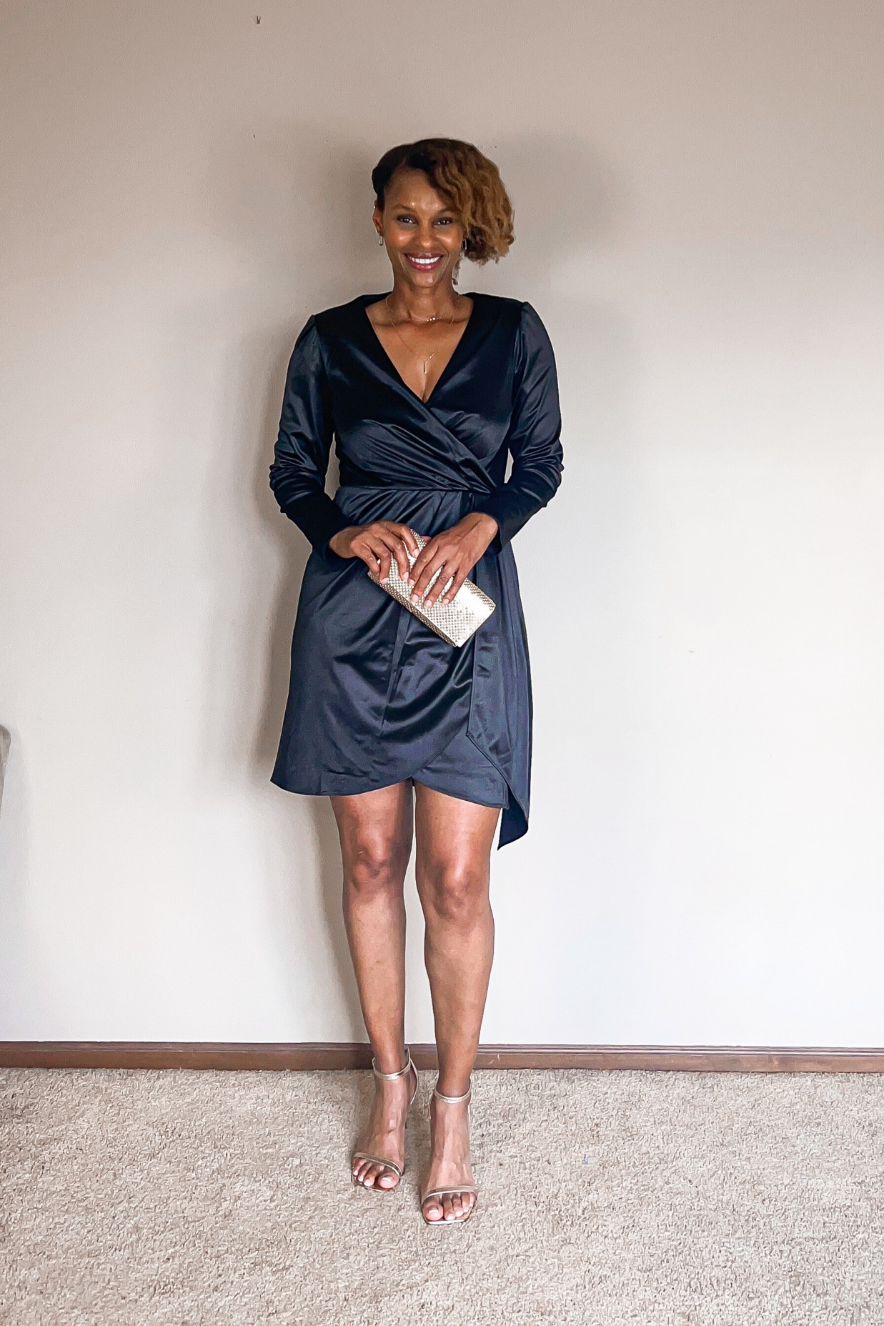 Great wedding guest or cocktail party dress for now or later.  On clearance for $20. 

#LTKwedding #LTKover40 #LTKSeasonal