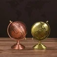 wirlsweal Globe Decor Vintage Style Smooth Texture Widely Applied Brass Sphere Globe Iron Display... | Walmart (US)