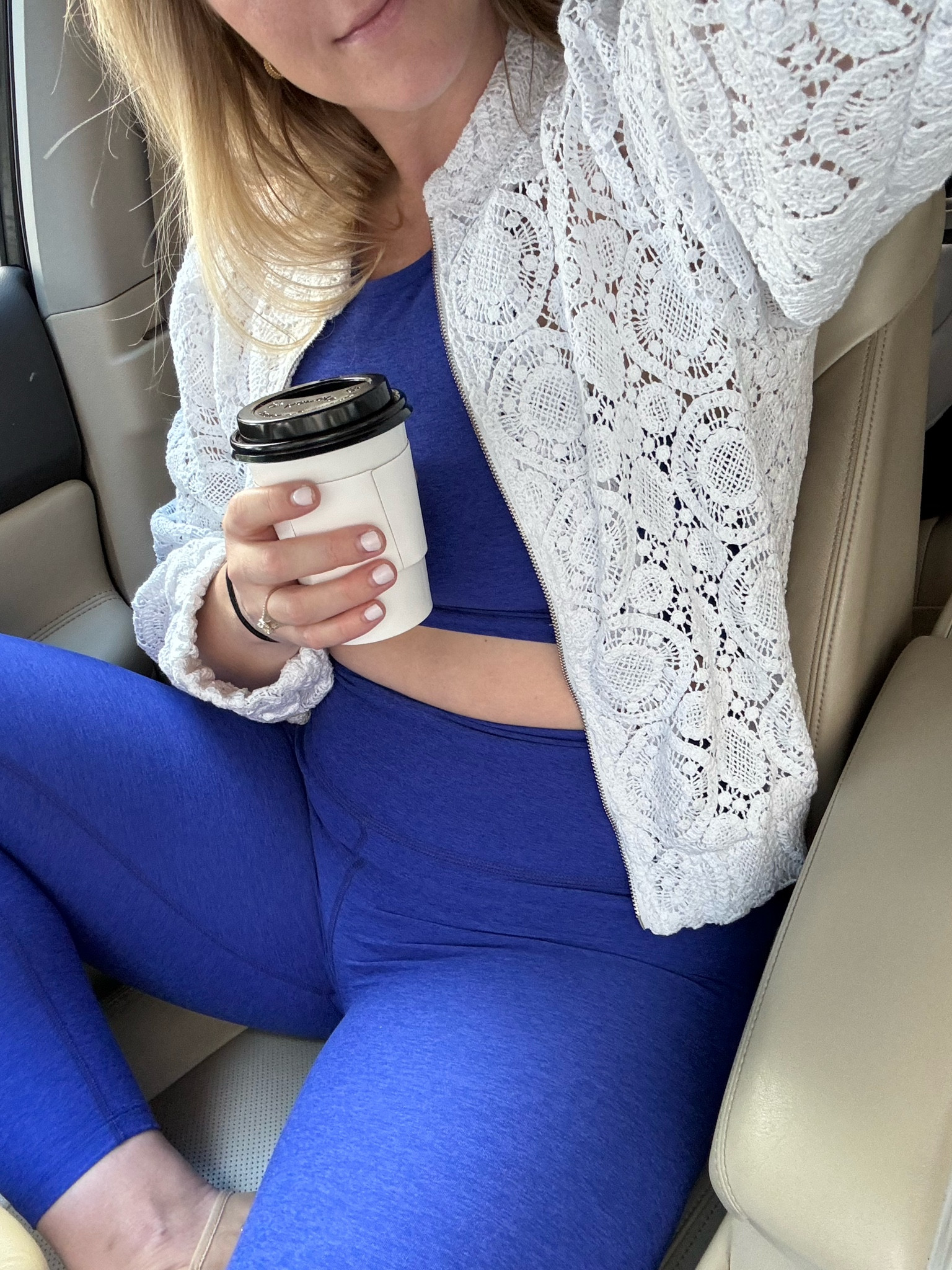 Wore this workout outfit to barre today and I am officially obsessed! The blue is perfection and I got so many compliments. Currently available in all sizes as part of the Nordstrom Anniversary Sale. Entire outfit ends up being a little over $100 which is such a deal for good activewear! 

#LTKxNSale #LTKSaleAlert #LTKSummerSales