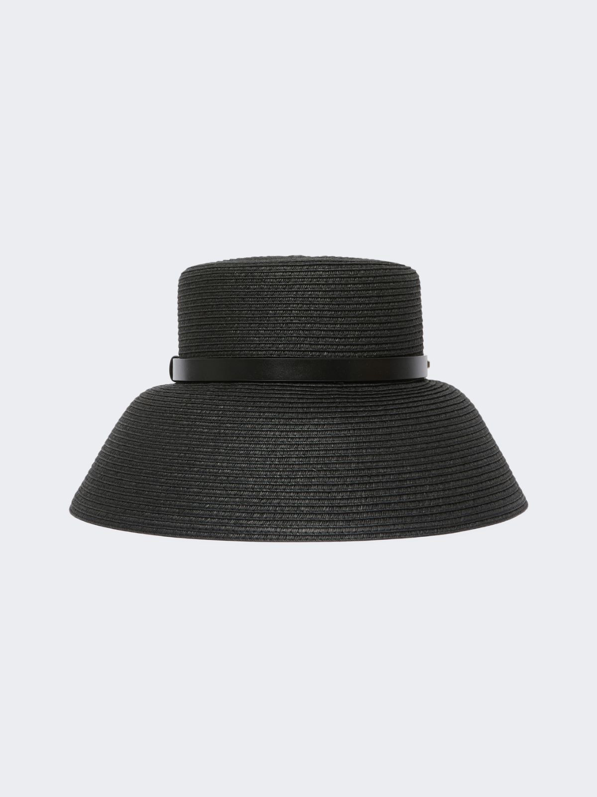 Max Mara Woman - Paper yarn lampshade hat - Black - Size 57 | MaxMara